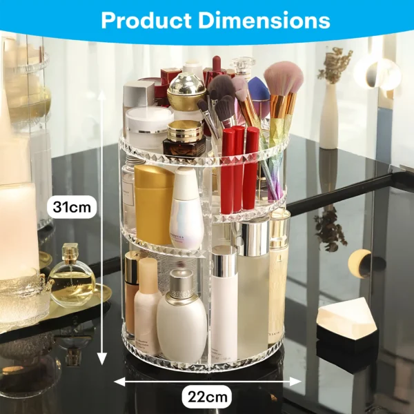 Prime Pick 360 Degree Rotating Cosmetic/Makeup Storage Organizer - Image 6