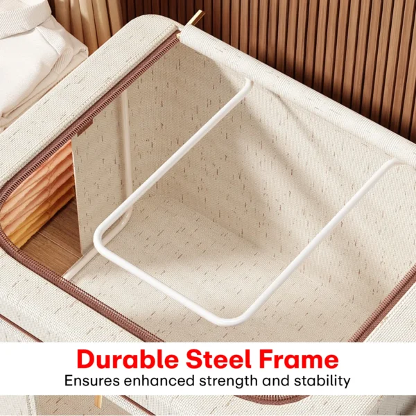 Prime Pick Cotton Linen Wardrobe Clothes Organizer - Image 6