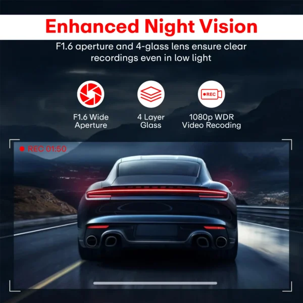 Wizry Smart Dashcam Pro X - Image 5