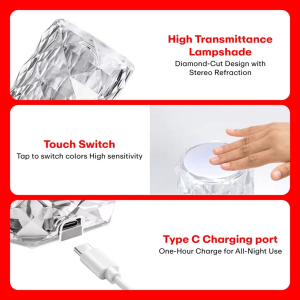 Prime Pick Crystal Lamp - Image 4