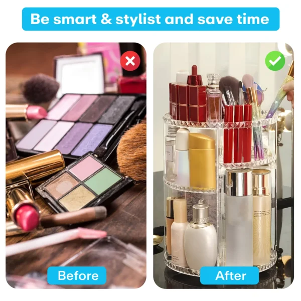 Prime Pick 360 Degree Rotating Cosmetic/Makeup Storage Organizer - Image 4